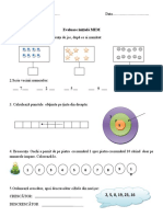 Evaluare Initiala Mem Clasa I