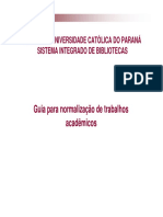 PUCPR guia normalização trabalhos acadêmicos