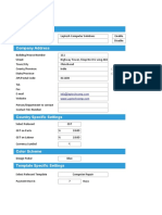 Computer Repair Invoice