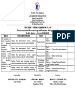 ALCANTARA, Weekly Learning Plan 21'22