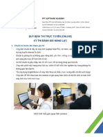 Quy định thi trực tuyến FSOFT PDF