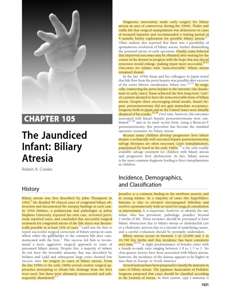 Bab 15 Cholestasis Jaundice Pages From Coran Pediatric Surgery, 7th Ed