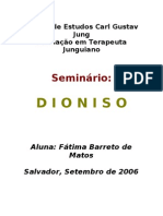 Formação em Terapeuta Junguiano - O Mito de Dioniso