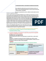 Proponemos Acciones de Prevencion para La Seguridad Ciudadana de Nuestra Familia y Comunidad