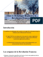 Clase 2. El Antiguo Régimen y La Revolución Francesa