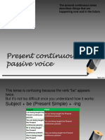 Present Continuous Passive Slides