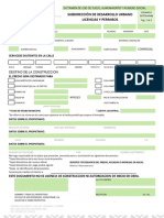 Formato 1 Dictamen Uso de Suelo, Alineacio y Numero Oficial 2022