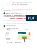 Proceso de Inscripción - Centro de Desarrollo Agroempresarial