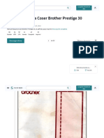 Manual Maquina Coser Brother Prestige 30 PDF Informática y Tecnología de La Información