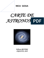 Carte de Astronomie Nicu Goga
