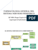 Farmacologia General Del SN Periferico