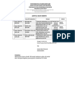 Jadwal Ujian Skripso