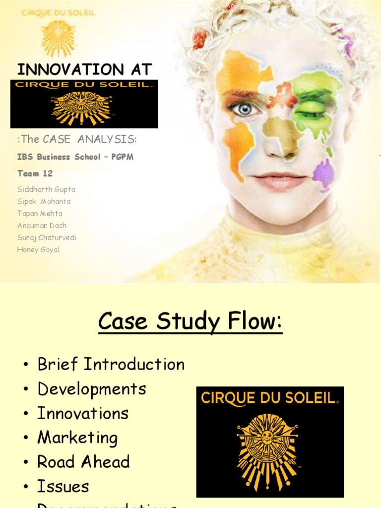 Cirque Du Soleil Case Study | PDF | Circus | Business