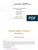 Diabetes Mellitus y Síndrome Metabólico