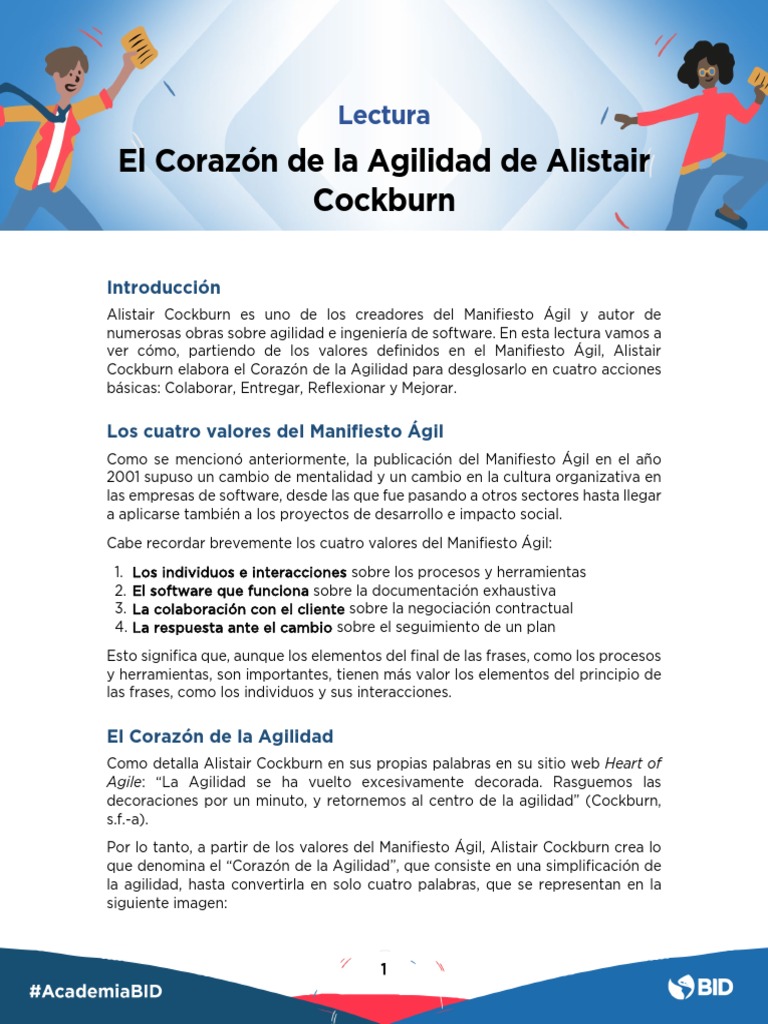 D El Corazon de La Agilidad de Alistair Cockburn | PDF | Desarrollo ...