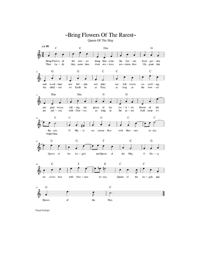 Bring Flowers of The Rarest Guitar PDF