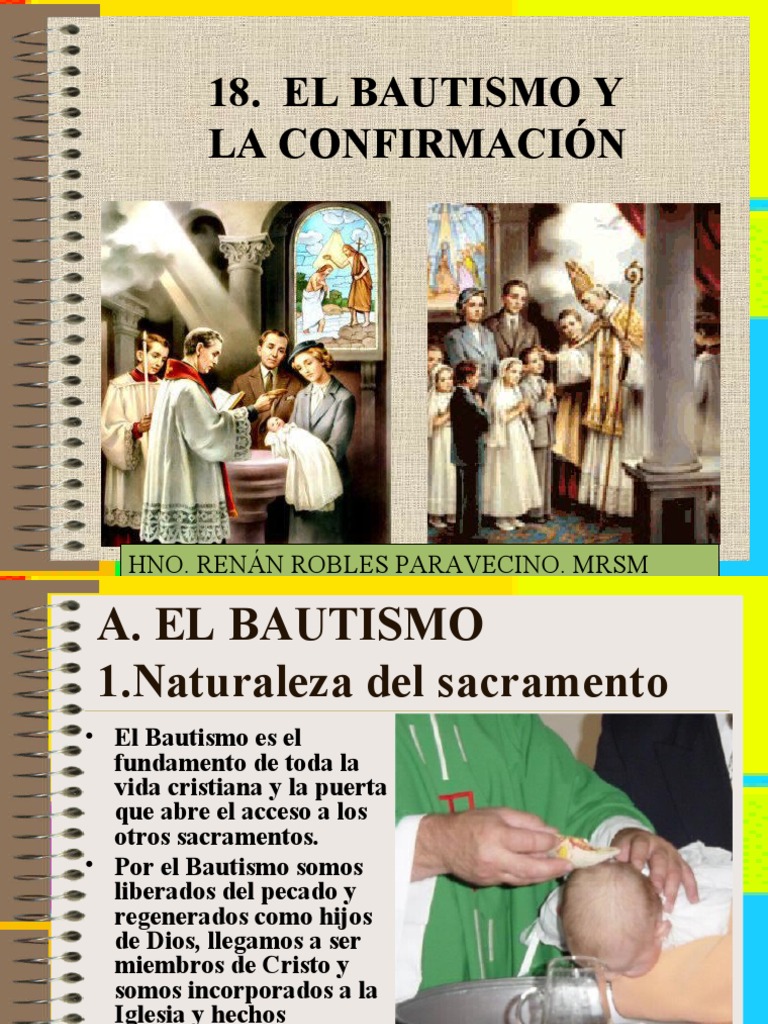 Efectos y Significado del Bautismo | PDF | Bautismo | Sacramentos