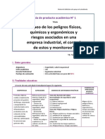 Guia PA1. Seguridad y Salud Ocupacional