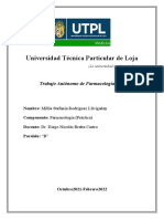 Trabajo Autónomo de Farmacología Segundo Bimestre