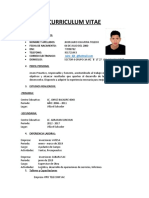 Curriculum Vitae Jhon Jairo