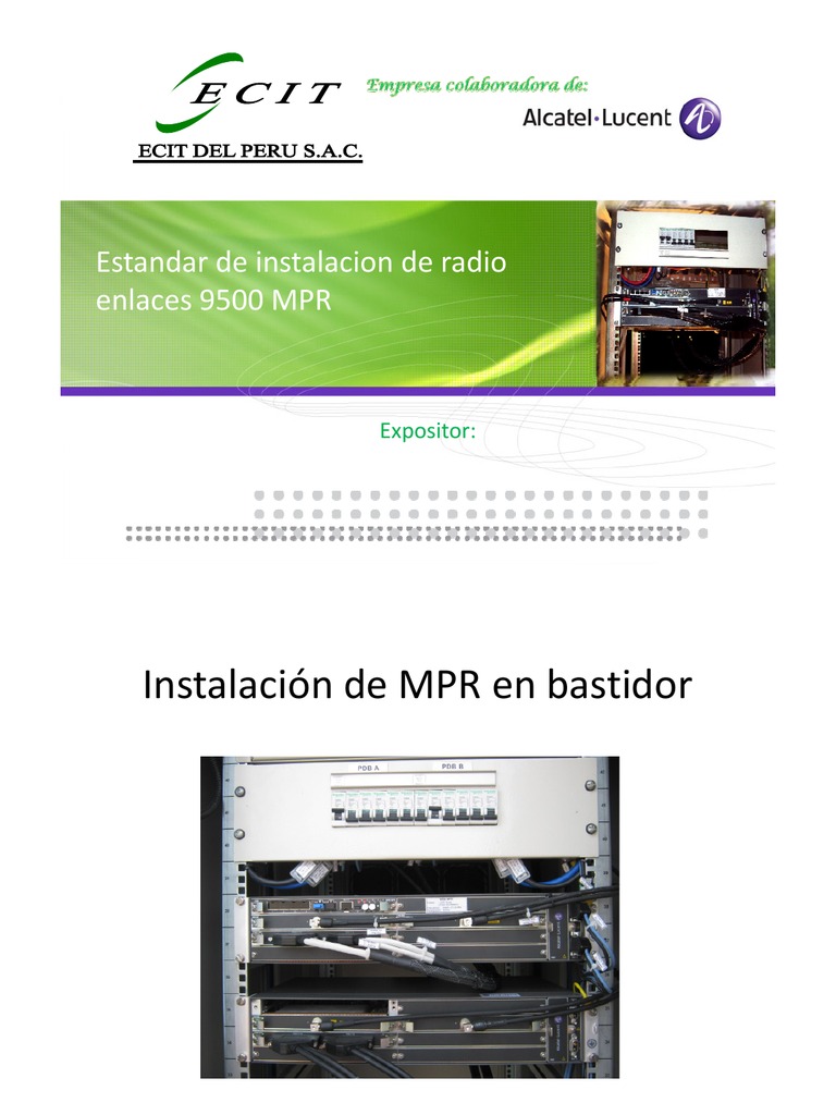 Instalacion MPR ALU | PDF | Ciencia y matemáticas | Informática