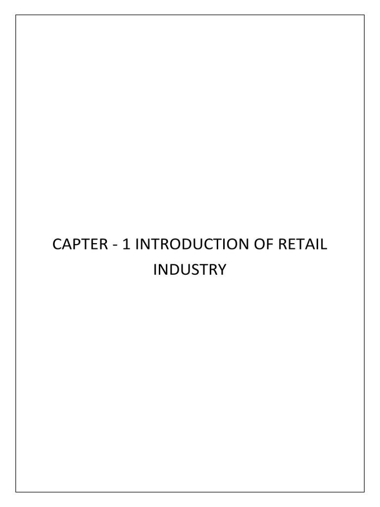 Vishal Mega Mart PDF Retail Customer