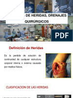 Cuidados de heridas y drenajes quirúrgicos