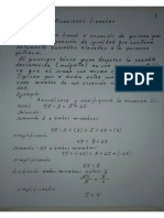 Ecuaciones Lineales 01