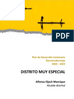 Plan de Desarollo Barrancabermeja 2020 2023 Distrito Muy Especial