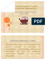 Desarrollo Prenatal