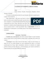 Antiguidade Clássica: A Formação da Pólis Grega