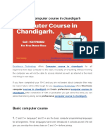 Computer Course in Chandigarh PDF