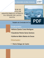 Estudo do teor de dureza da água de abastecimento público na cidade de Lagoa Santa