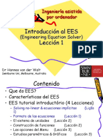 EES Lecture 1 - ES