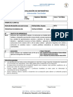 Ev. Matemática Sumas Verticales Adecuación Curricular