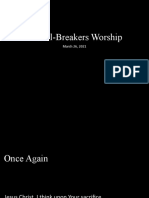 Wall-Breakers Worship: March 26, 2021
