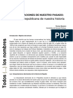 Tergiversaciones de nuestro pasado vision republicana - Viçens Navarro