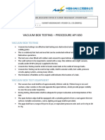 Vaccum Test Method