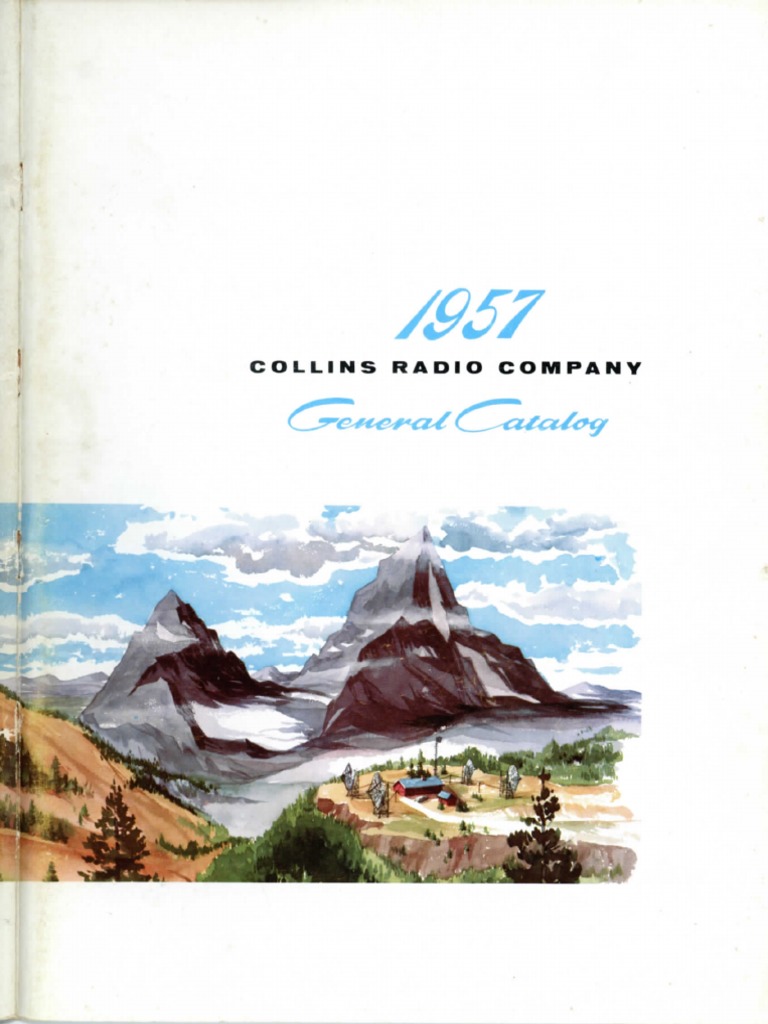 Collins General Catalog 1957 | PDF