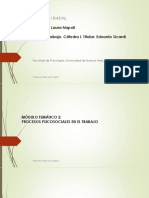 Diapositivas Clase Teórica 6. Napoli. Psicología Del Trabajo, Cátedra I