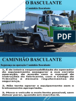 Segurança na operação de Caminhão Basculante