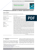 Investigation of Biodentine As Dentine Replacement Material