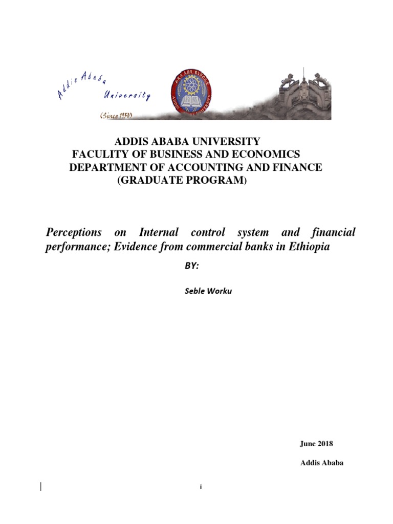 Addis ababa university faculity of busin download free pdf internal