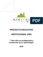 MV Proyecto Educativo Institucional 2017