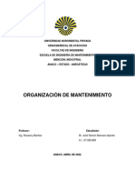 Organización de Mantenimiento - José Ramón Marcano Aponte-27832883