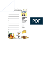 Food Hygiene First Aid Herbs and Spices Decorations and Garnishes Worksheets