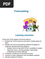 Lecture 3 - Forecasting(s)