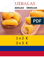 Menu Criolla