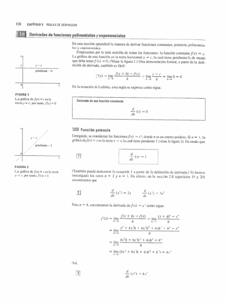 Reglas de Derivación PDF