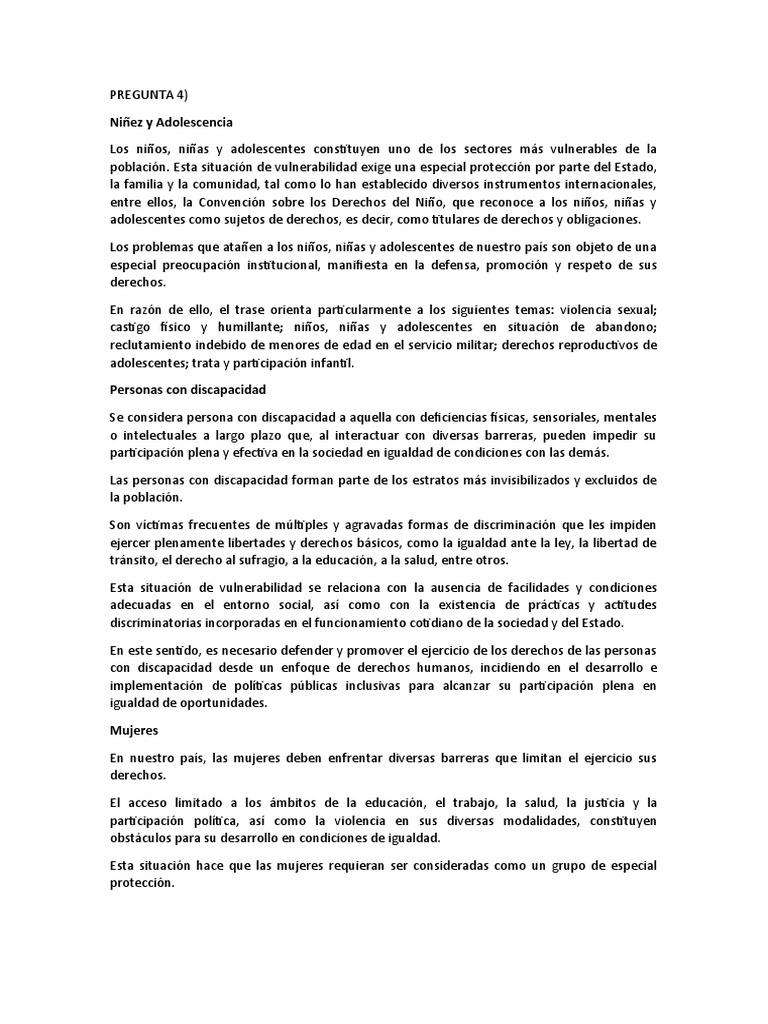 Defensor Publico Pdf Invalidez Discriminación